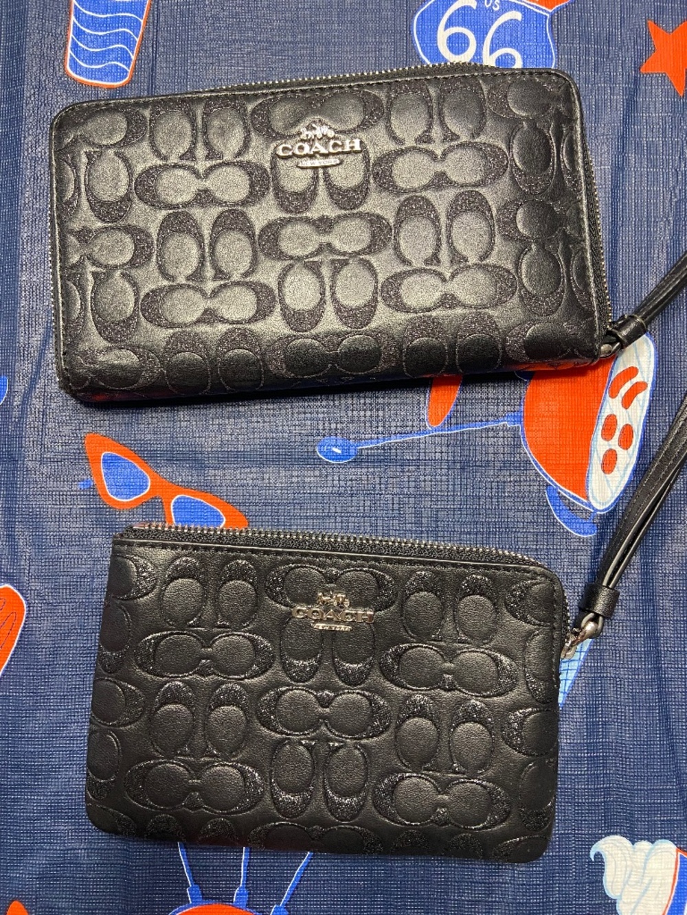 Coach Wristlet Wallet and Wristlet Pouch